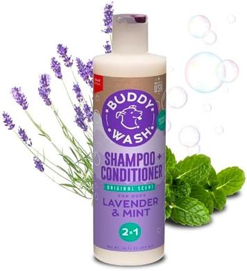 Buddy Wash Lavender Mint 2-in-1 Dog Shampoo & Conditioner
