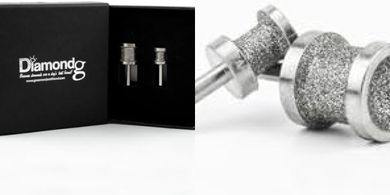 Diamondg Professional Nail Grinder Bits: Painless, Cool, 2-Pack (Large & Small)
