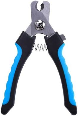 Pet Nail Clippers: Stainless Steel, Blue/Black
