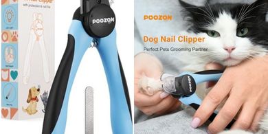 Safe, Easy Pet Nail Trimmer with Light & Quick Sensor
