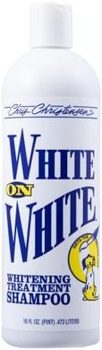 Chris Christensen White On White Dog Shampoo: Brightens, Whitens, Removes Stains.
