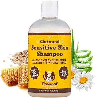 Oatmeal Shampoo for Sensitive Dog Skin & Itch Relief
