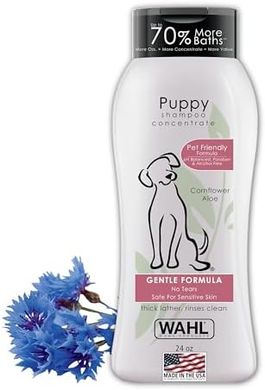 Wahl Gentle Puppy Shampoo with Cornflower & Aloe (24 oz)
