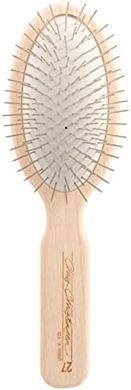 Chris Christensen Oval Pin Brush: Professional-Grade, Stainless Steel, Beechwood