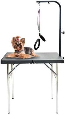 SHELANDY Portable Pet Grooming Table: Double Leashes, Large/Medium Dogs