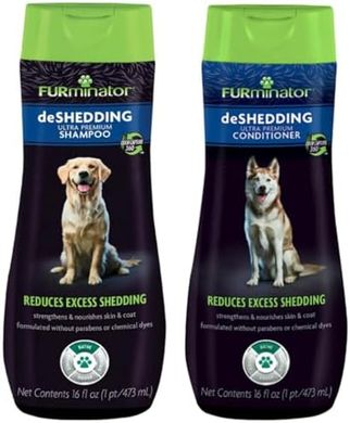 Furminator Ultra Premium De-shedding Shampoo & Conditioner Duo