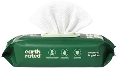 Earth Rated Hypoallergenic Pet Wipes: Unscented, 100-count
