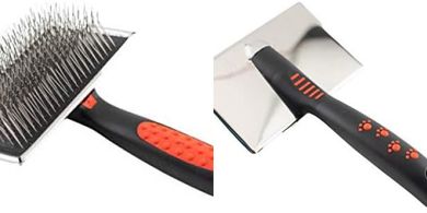 Paw Brothers Professional Slicker Brush: Ergonomic, Removes Undercoat & Tangles