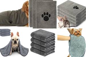 Cozy Gray Dog Towels: 5 Must-Have Designs