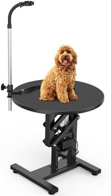 YITAHOME 24" Electric Lift Rotating Dog Grooming Table