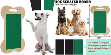 Dog Nail Scratch Pad: Two-Grit Sandpaper, Stress-Free Grooming