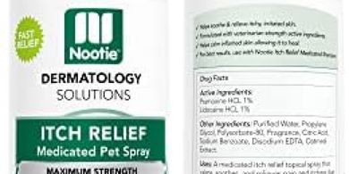Nootie Medicated Anti-itch Spray: Veterinarian-formulated pet itch relief.