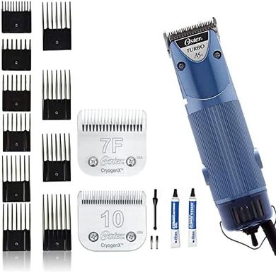 Oster A5 Dual-Speed Clipper with Cryogen-X Blades & 7 Comb Guides