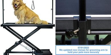 SHELANDY Electric Heavy-Duty Pet Grooming Table
