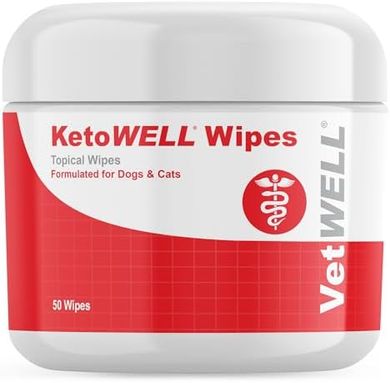Ketoconazole Pet Wipes for Dogs & Cats (50 Count)
