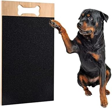 TOYMIS Dog Nail Scratch Pad & File: Sandpaper Alternative