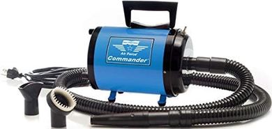 Pink METROVAC Air Force Commander: 802-watt pet hair dryer
