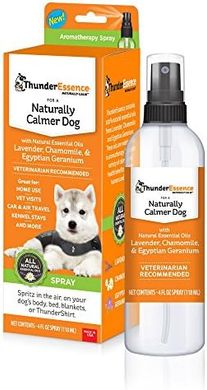 ThunderEssence Calming Dog Spray: Lavender, Chamomile, Geranium (Vet Recommended)
