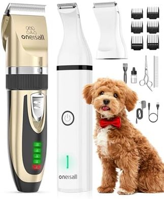 Oneisall Cordless Dog & Cat Grooming Kit