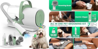 PG50 Plus: Powerful Dog Grooming Vacuum with 7 Tools
