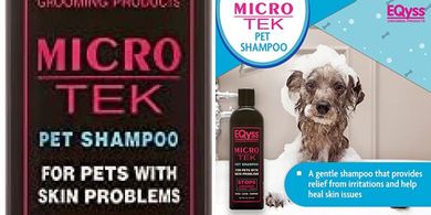 EQyss Micro-Tek Pet Shampoo: Stops Itching & Hot Spots