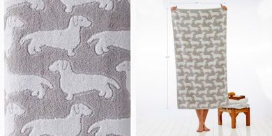 Gray SKL Home Dog Bath Towel