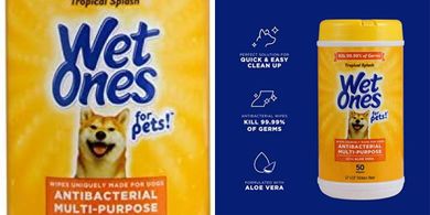 Wet Ones Tropical Splash Pet Wipes (50 ct)