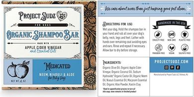 Organic Medicated Dog Shampoo for Dry Coats & Hotspots