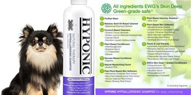 Hypoallergenic Dog Shampoo: Deodorizing, Detangling, Volumizing