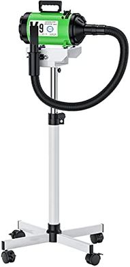 PetLife Pro Grooming Dryer Stand: 4.3HP, Low Noise, Green
