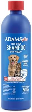 Adams Plus Sensitive Skin Flea & Tick Shampoo for Pets (12 oz)
