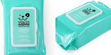Wags & Wiggles Hypoallergenic Dog Wipes (100 count), Fragrance-Free
